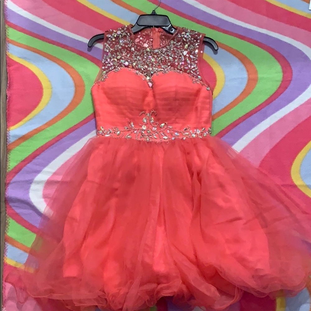 Beautiful Pink Sequined Dress